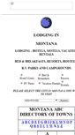 Mobile Screenshot of montana.lodgingwizard.com
