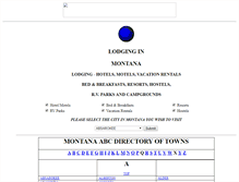 Tablet Screenshot of montana.lodgingwizard.com